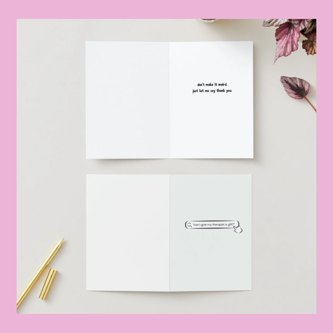 Gift for Therapist? Greeting Card
